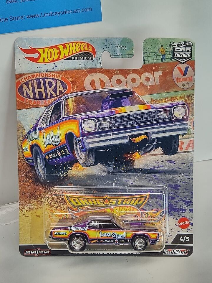 Hot Wheels HCK22 Drag Strip Demons Series #4 '73 Plymouth Duster (Box 29)