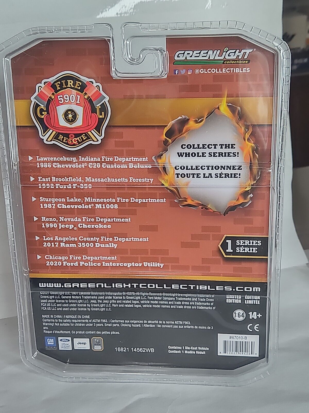 Greenlight Fire & Rescue Series 1992 Ford F-350 East Brookfield, MASS CHASE