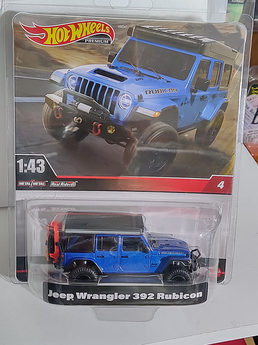 Hot Wheels #HMD46 Jeep Wrangler 392 Rubicon  1:43 Scale WEAR ALL OVER