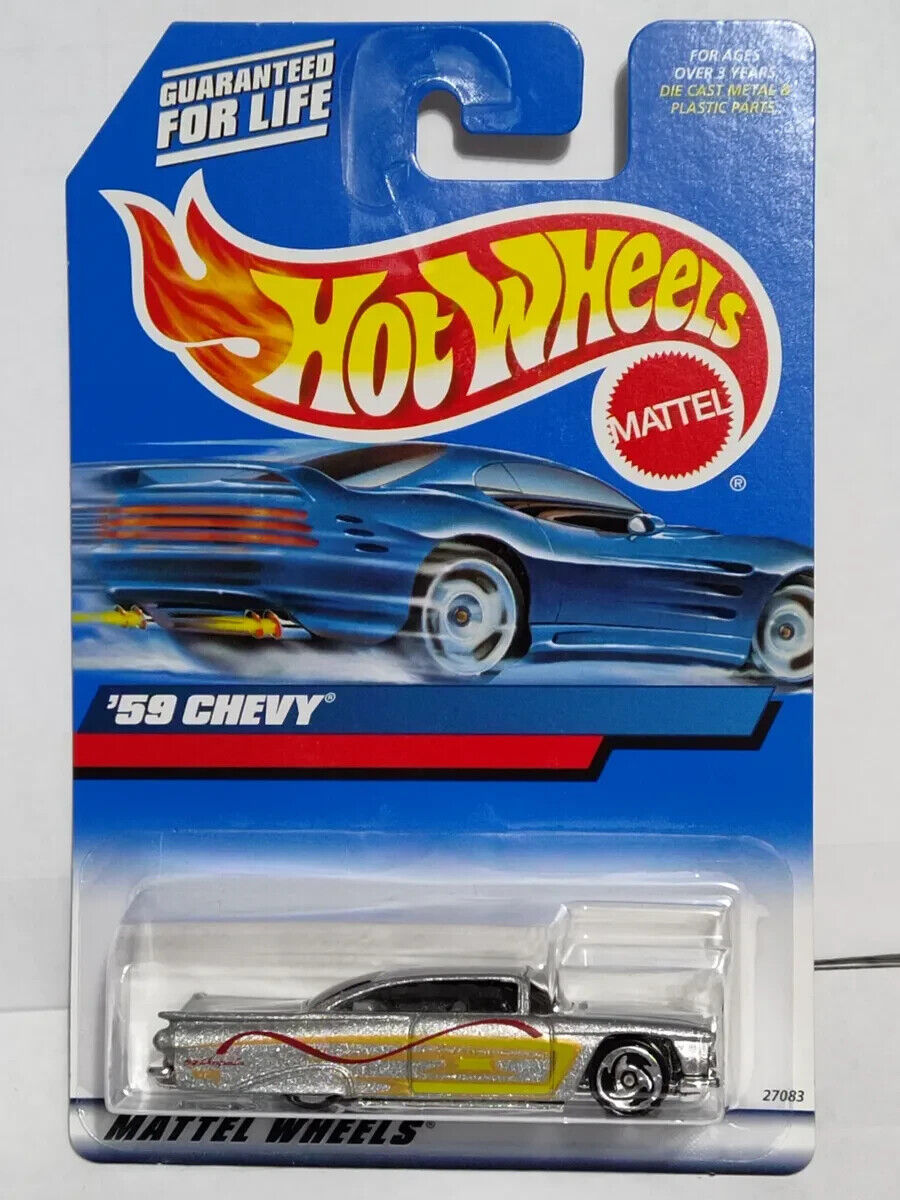 Hot Wheels 2000 #116 '59 Impala CORNER BENT/SMALL DENTS/CRACKS ON SIDES (Box-C)