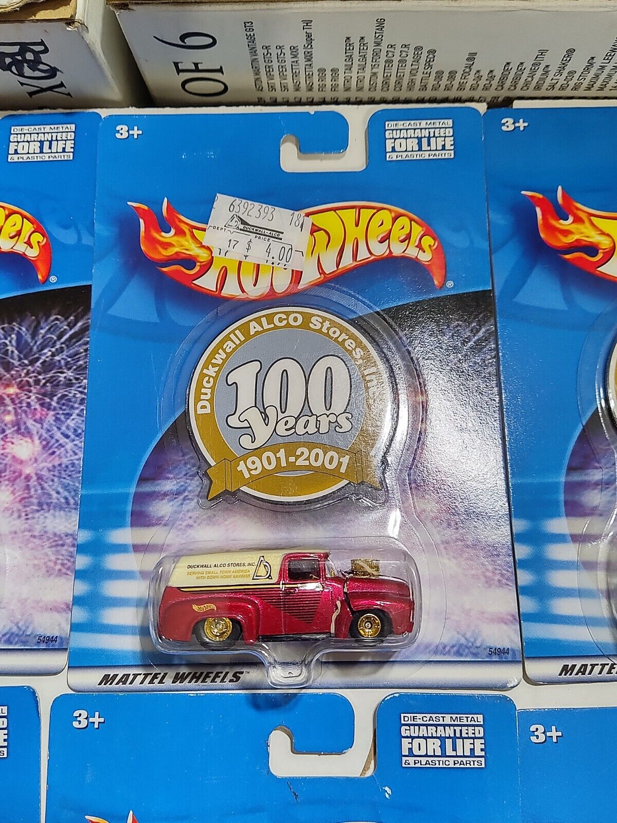 Hot Wheels Duckwall ALCO Promo 56' Ford Panel Truck PACKAGES VARY WITH DAMAGE/PR