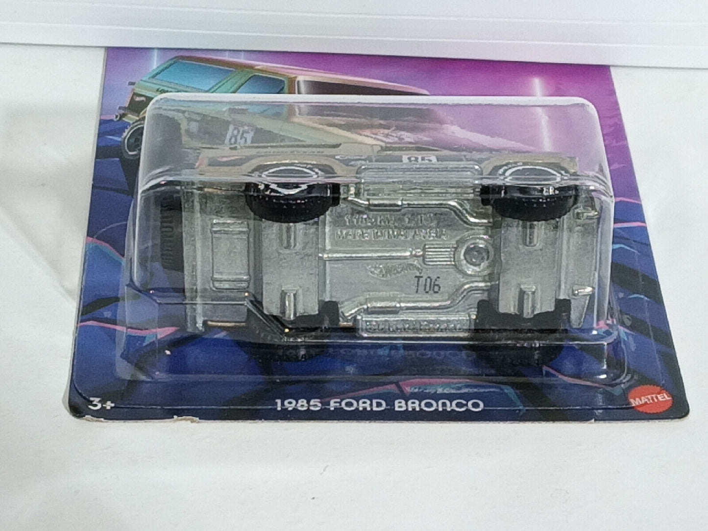 Hot Wheels #HRR97 Tubular Trucks Series #3 1985 Ford Bronco BLISTER WRNKLD/CRN C