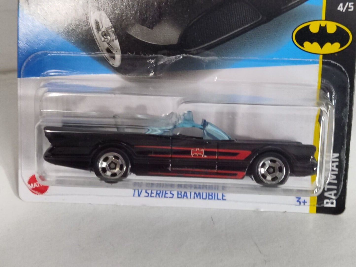 Hot Wheels #131 Batman Series #4 TV Series Batmobile Slotted Wheels