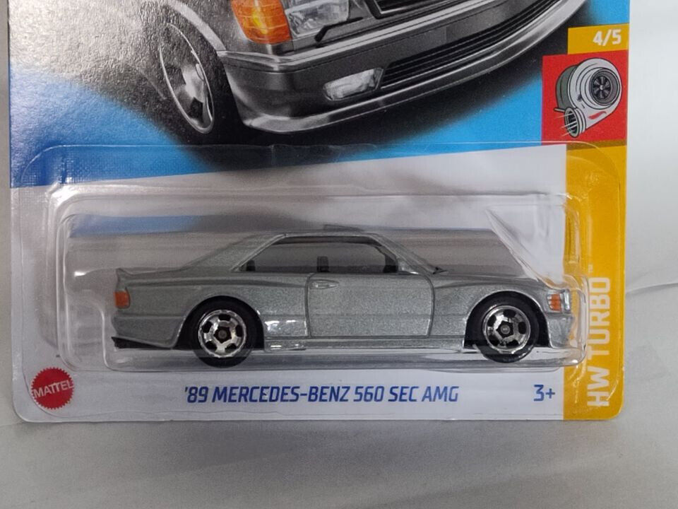 Hot Wheels #150 Turbo Series #4 '89 Mercedes Benz 560 SEC AMG (Loc S)