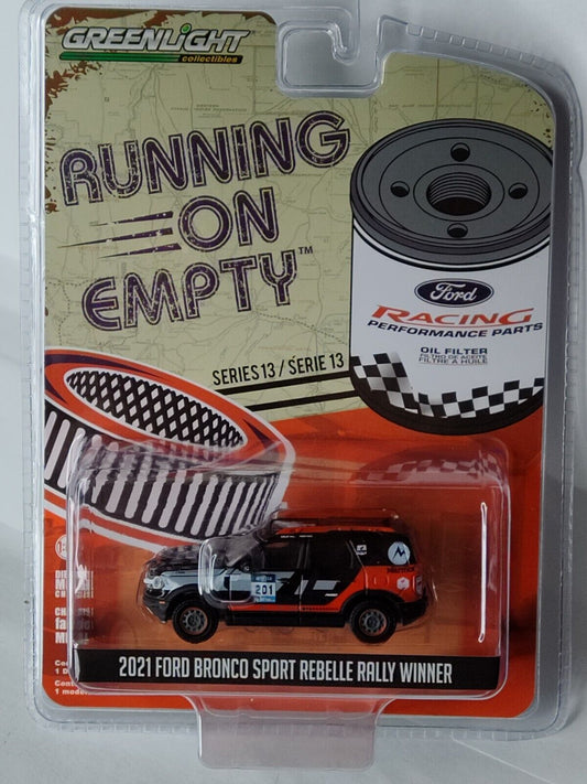 Greenlight Running on Empty Series 2021 Ford Bronco Sport Rebelle Rally Winner