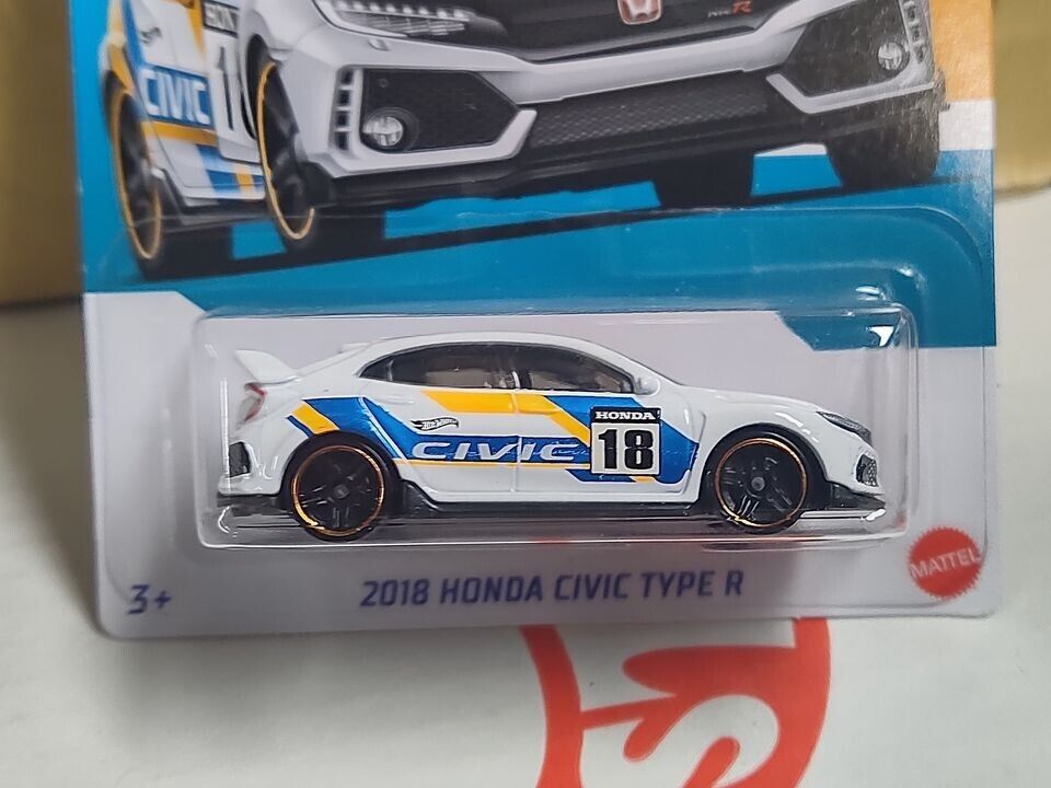 Hot Wheels #HDH19  HONDA Series #5 2018 Honda Civic Type R (Loc-H)