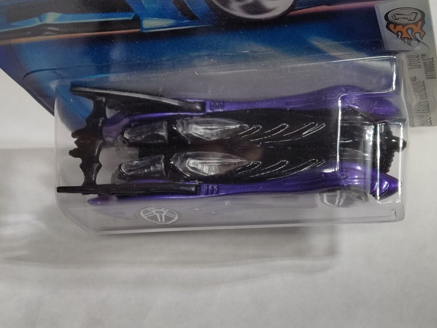 Hot Wheels #001 Mainline 2004 First Edition #1 Batmobile BLACK BASE