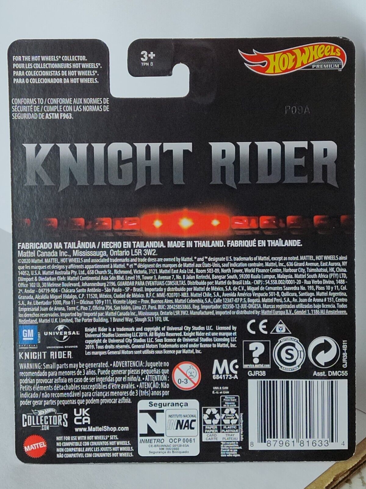 Hot Wheels GJR38  Knight Rider Series KITT Super Pursuit Mode (Loc 40)