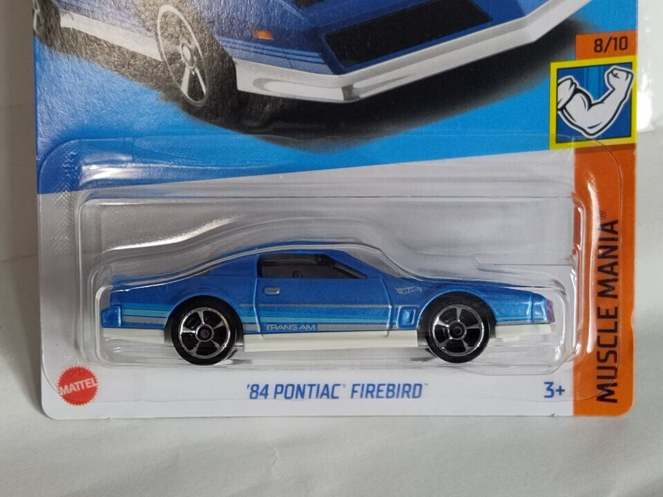 Hot Wheels #180 ML Muscle Mania Series #8 '84 Pontiac Firebird (Blue) (Loc-A)