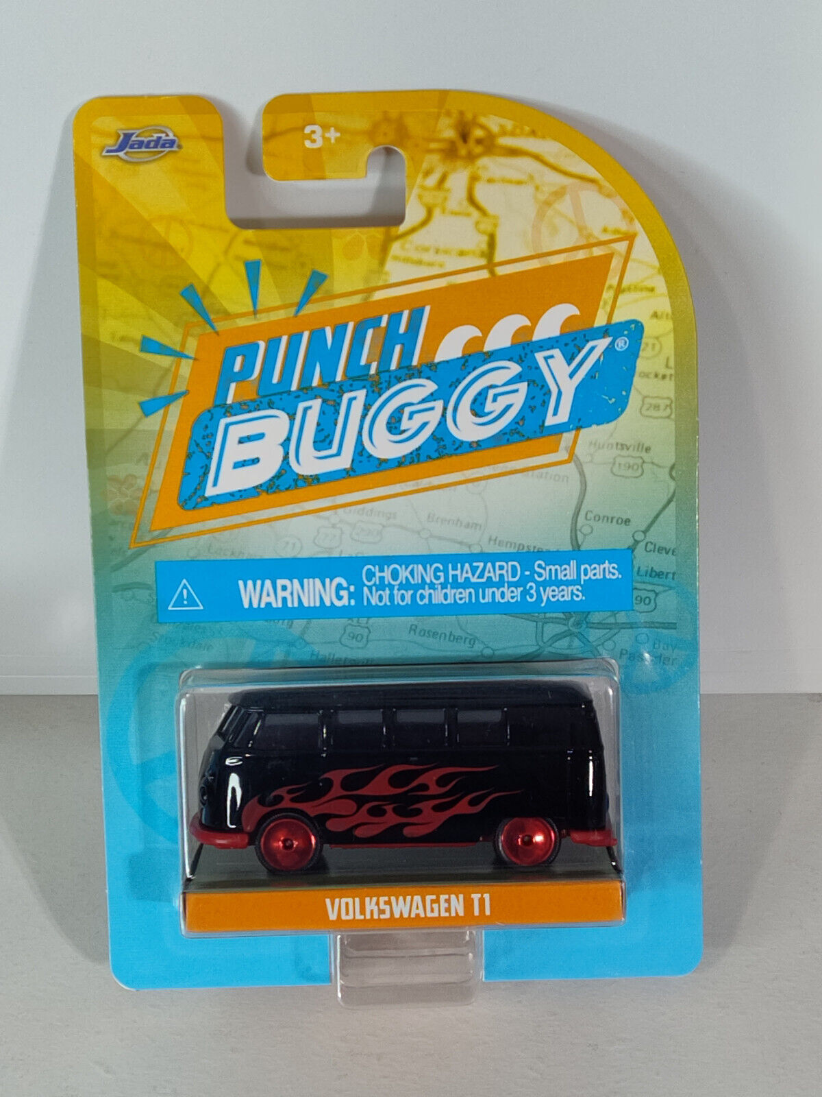 JADA Majorette Slug Bug/ Punch Buggies Series Volkswagen T1 Bus STKR GLUE RESIDU