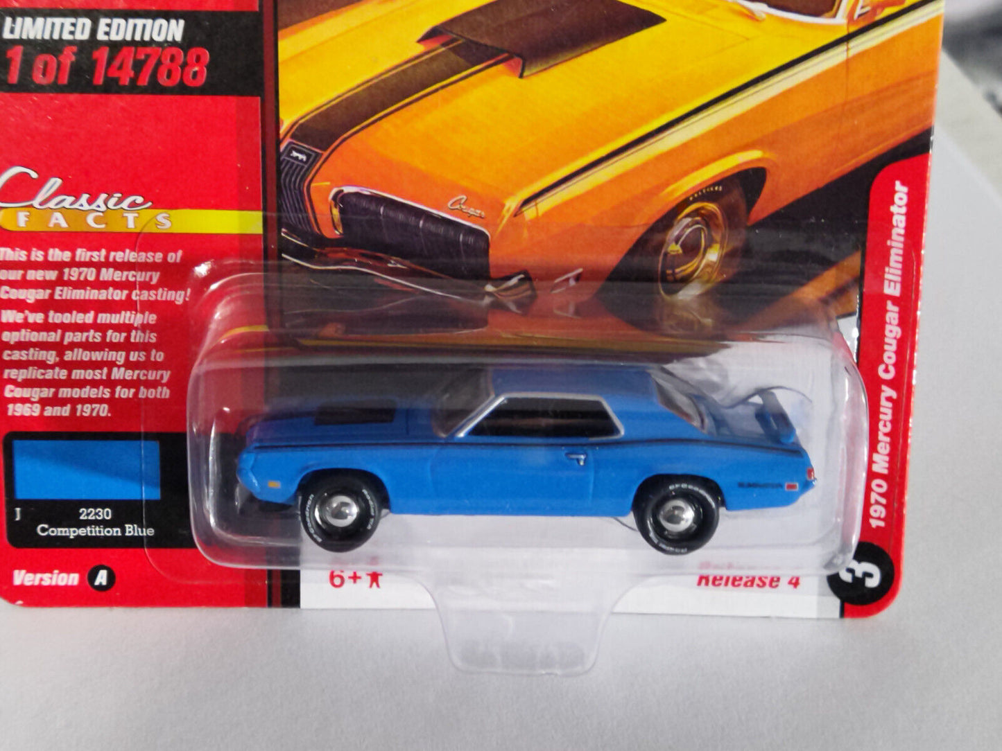 Johnny Lightning Gold Collection 1970 Mercury Cougar Eliminator