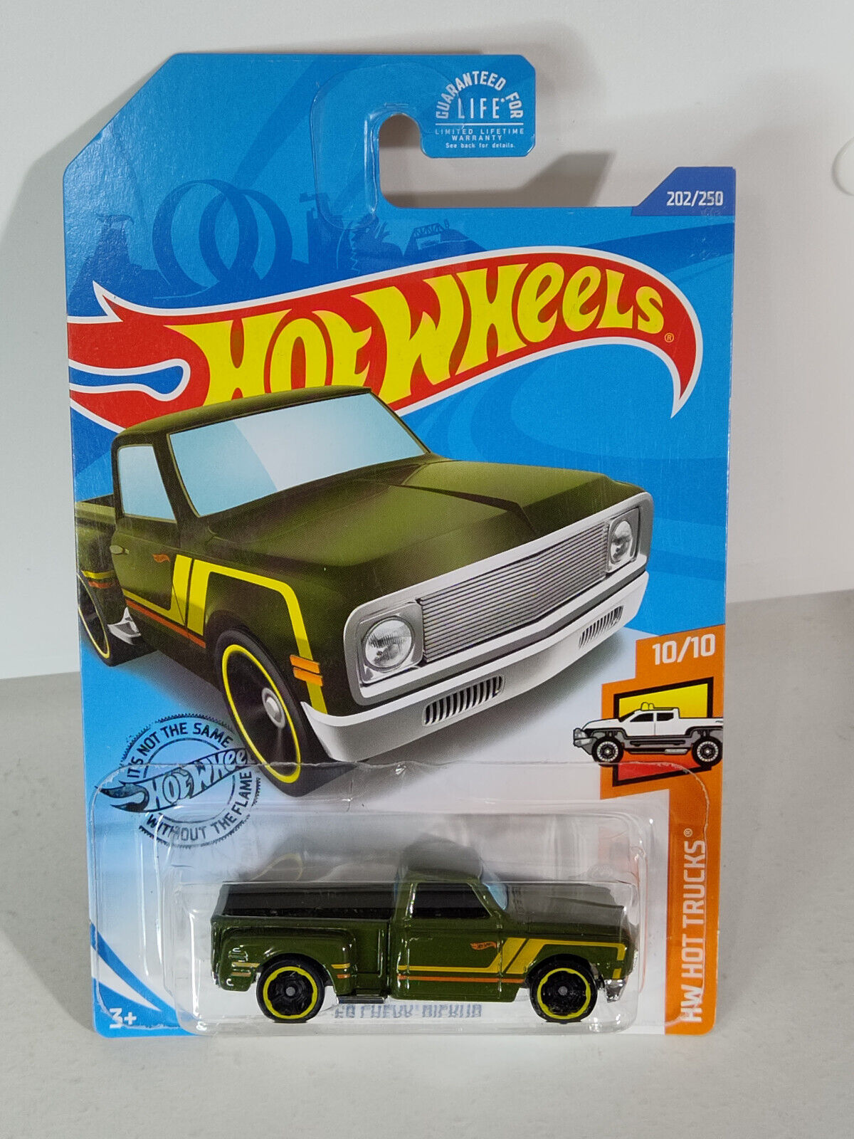 Hot Wheels #202 Hot Trucks Series #10 '69 Chevy Pickup  (Loc U)