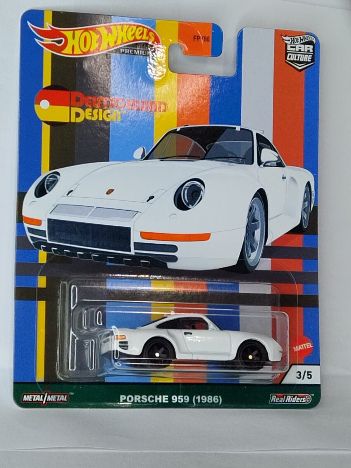 Hot Wheels GRJ70  Deutschland Design Series #3 Porsche 959 (1986)  (Loc 40)