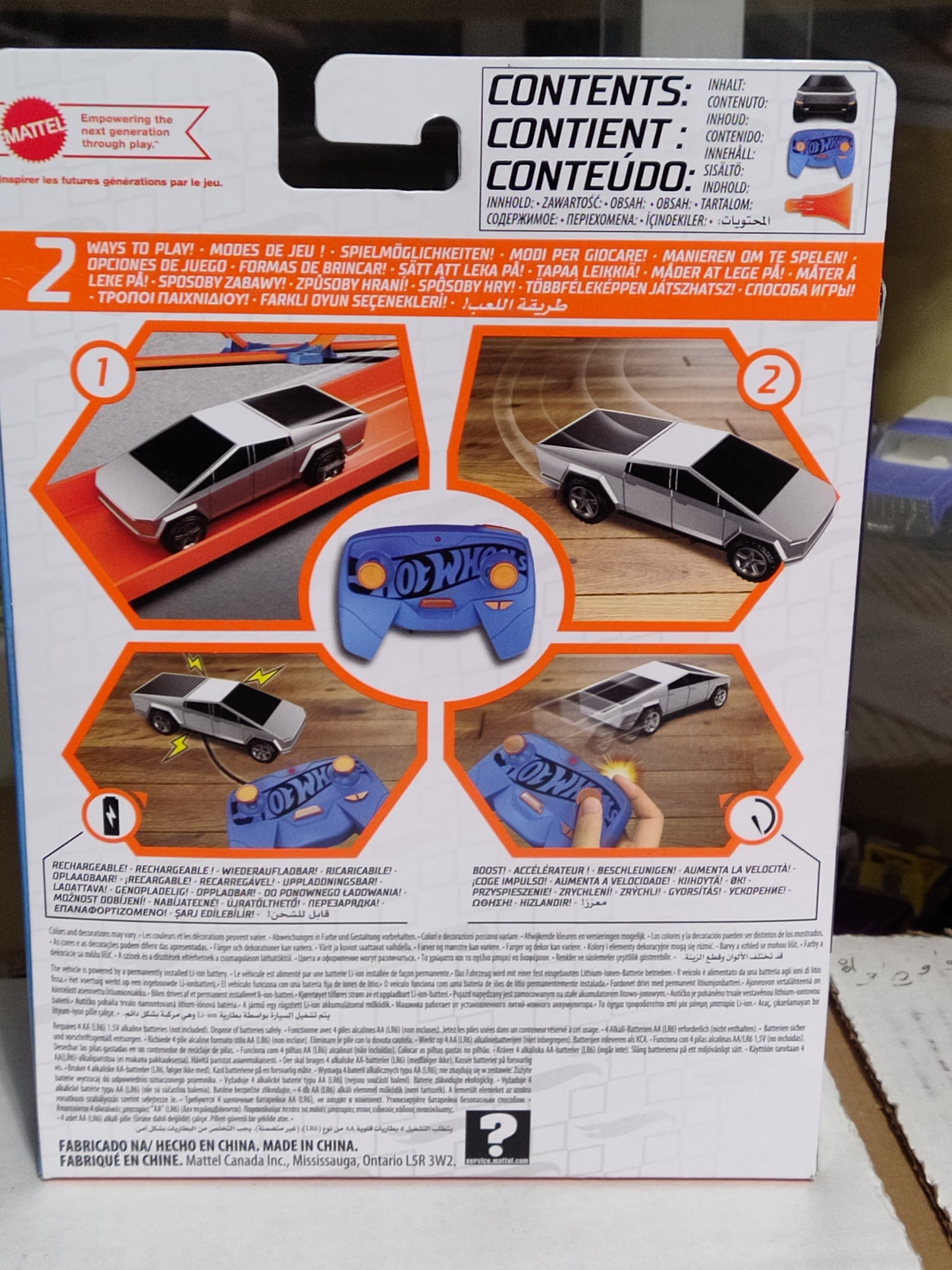 Hot Wheels RC CYBERTRUCK Sealed Box has wrinkles and Creases 1:64 Scale