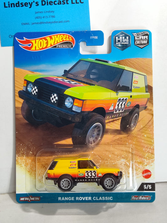 Hot Wheels HKC71 Off Road Series #5 Range Rover Classic (Box 93)