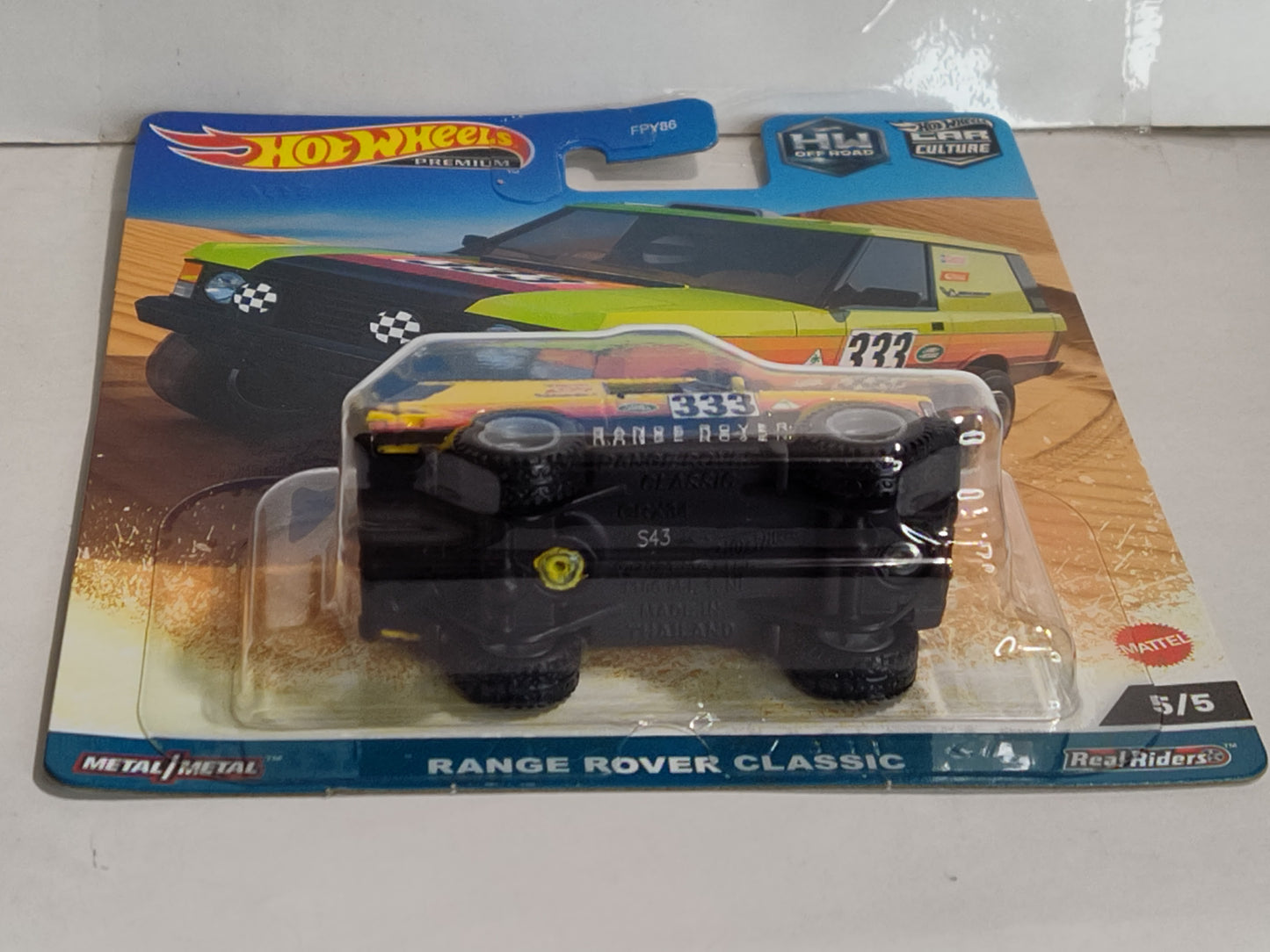 Hot Wheels HKC71 Off Road Series #5 Range Rover Classic (Box 93)