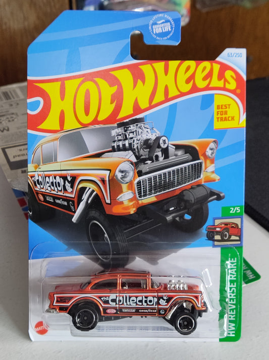 Hot Wheels #063 Reverse Rake Series #2 '55 Chevy Bel Air Gasser (Loc M)