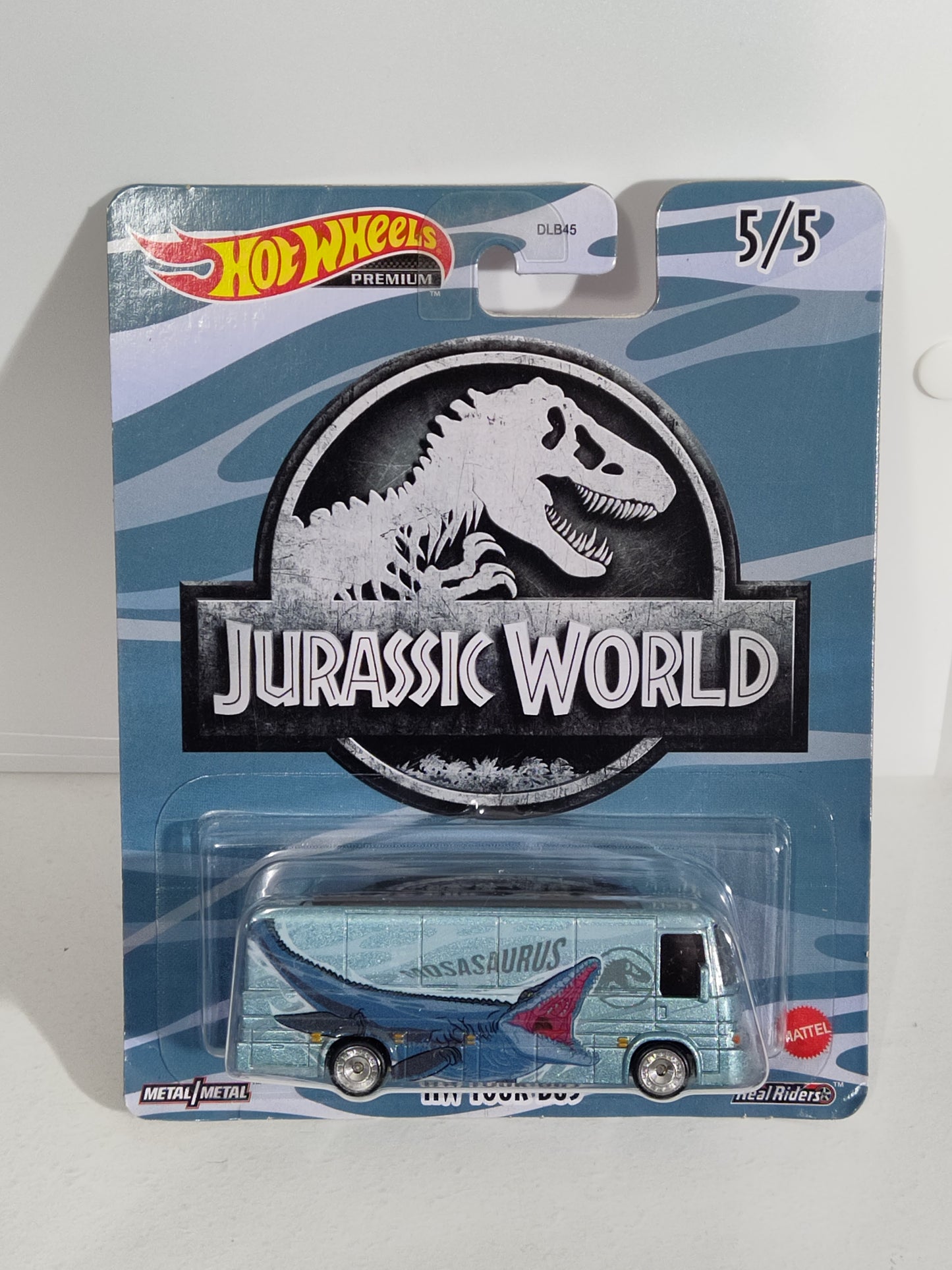 Hot Wheels HCN91 Jurassic World Series #5 HW Tour Bus BLISTER CRACKED LH SIDE (Box 78/79)