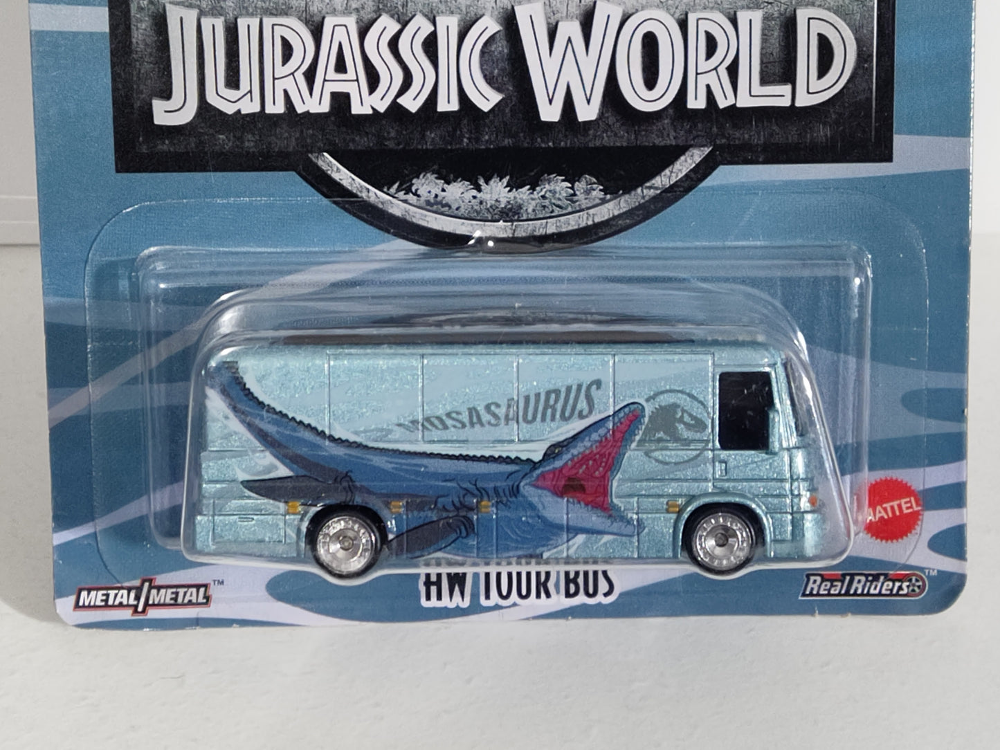 Hot Wheels HCN91 Jurassic World Series #5 HW Tour Bus BLISTER CRACKED LH SIDE (Box 78/79)