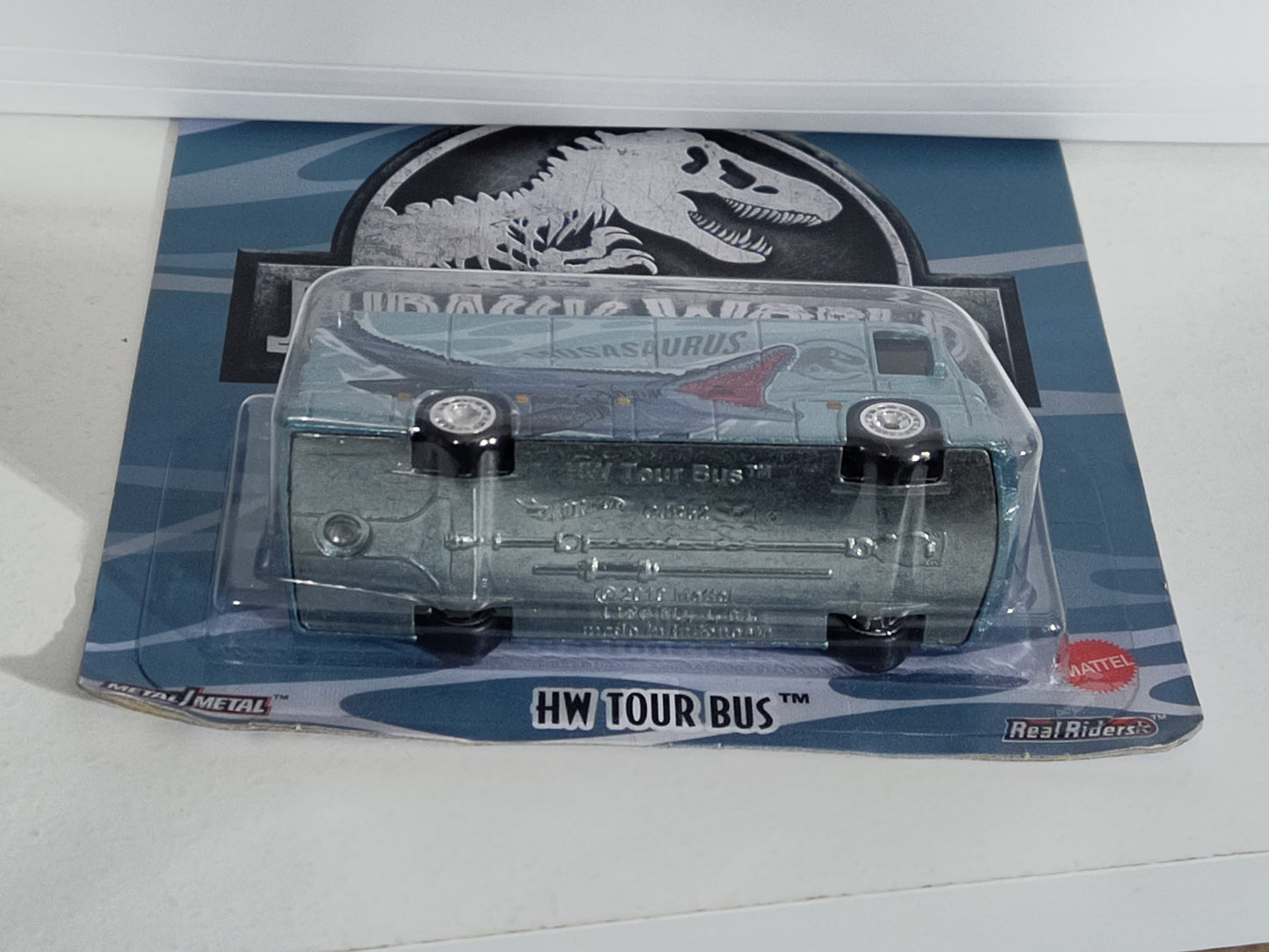 Hot Wheels HCN91 Jurassic World Series #5 HW Tour Bus BLISTER CRACKED LH SIDE (Box 78/79)